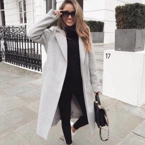 rachel zoe wool blend coat